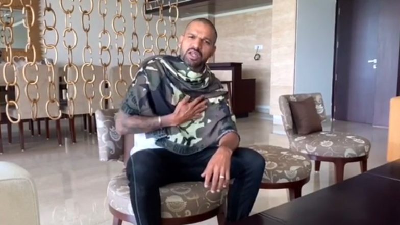 Shikhar Dhawan Urges Citizens to Donate Towards Prime Minister Relief Fund in Fight Against COVID-19 (Watch Video)