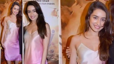Shraddha Kapoor Stands Out in a Sleek, Slick and Sexy Ombre Tie-Dye Print Cami Dress!