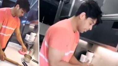 Bigg Boss 13 Winner Sidharth Shukla Makes the Most of His Self-Quarantine Time, Prepares Rotis for His Family (Watch Video)