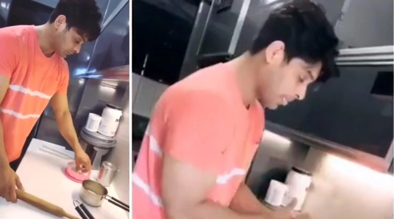 Sidharth Shukla Prepares Rotis For His Family!