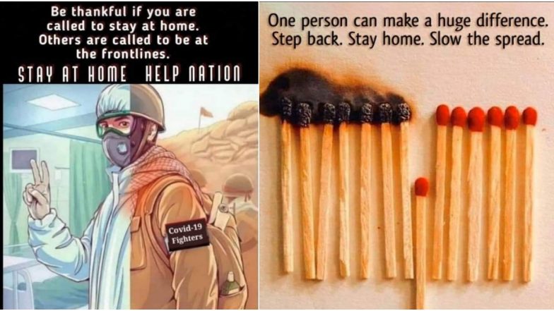Stay Home, Stay Safe Messages for Janta Curfew: WhatsApp Stickers, Images, Videos and SMS Urging People to Remain Indoors and Break Chain of Coronavirus Spread
