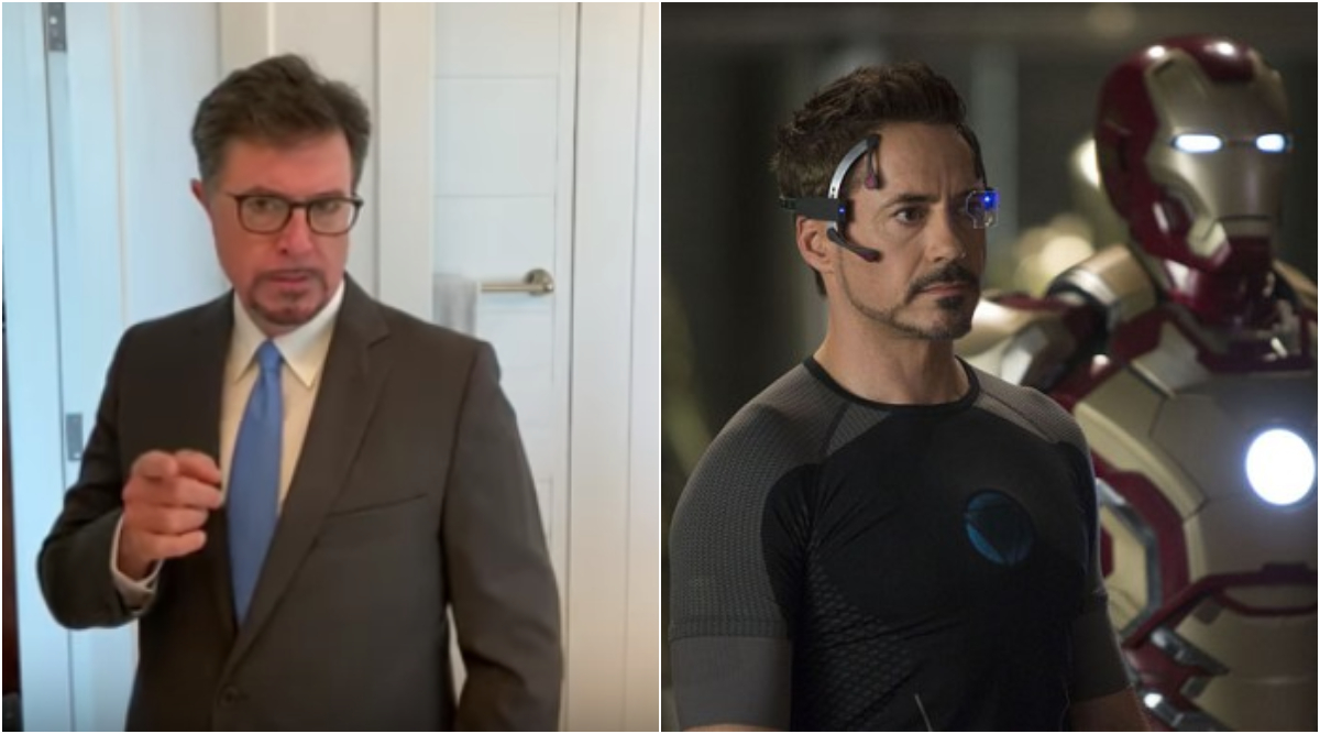 Stephen Colbert Imagines How Robert Downey Jr's Tony Stark Would Have Stopped the Coronavirus Pandemic (Watch Video)