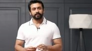 Suriya Asks Fans to 'Stay Home and Stay Safe', Urges Them to Follow Social Distancing Amid COVID-19 Outbreak (Watch Video)