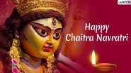 Chaitra Navratri 2020 Messages in Hindi: Download WhatsApp Stickers, GIFs, Maa Durga Images, Facebook Posts and Hike Greetings to Begin the Nine-Night Festival