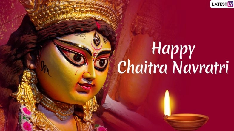 Chaitra Navratri 2020 Messages in Hindi: Download WhatsApp Stickers, GIFs, Maa Durga Images, Facebook Posts and Hike Greetings to Begin the Nine-Night Festival