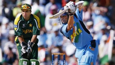 On This Day: Fans Recall Sachin Tendulkar’s 98 During India vs Pakistan 2003 Cricket World Cup Match in Centurion