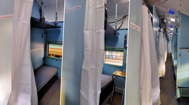 Over 300 Rail Coaches Turn into 2,400 Isolation Wards