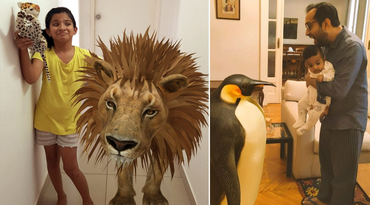 Google 3d Animals View Giant Panda Lion Bear To Penguin In 3d Twitterati Spends Quality Time With Kids During Lockdown Latestly
