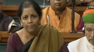 Economic Survey 2020-21 Tabled by FM Nirmala Sitharaman in Lok Sabha Ahead of Union Budget 2021