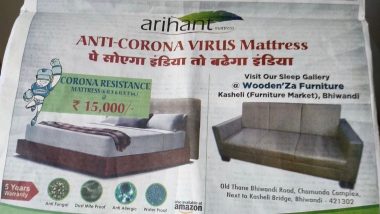 COVID-19 Scare: Products that Make Misleading Ads With Claims Like 'Anti-Coronavirus' to Face the Wrath of ASCI