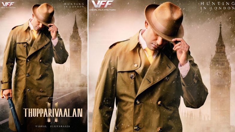 Thupparivaalan 2 First Look: Vishal Dons The 'Sherlock Holmes' Avatar In The Second Installment of Crime Thriller (View Pic)