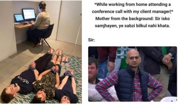 WFH Funny Memes: These Relatable Jokes on Working From Home Will Keep You and Your Coworkers Motivated With Some Humour