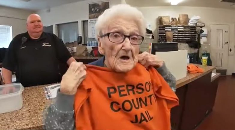 North Carolina Woman Goes to Jail on 100th Birthday to Celebrate 