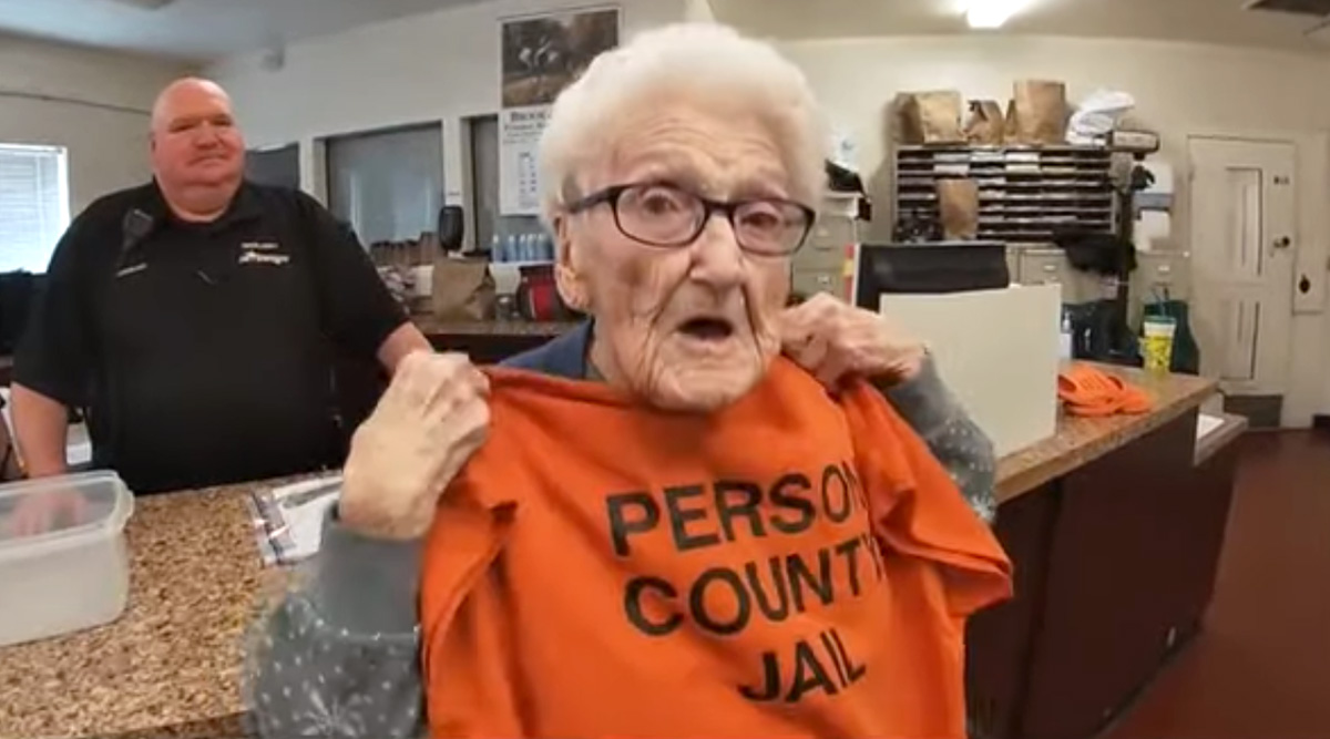Viral News North Carolina Woman Goes To Jail On 100th Birthday To 