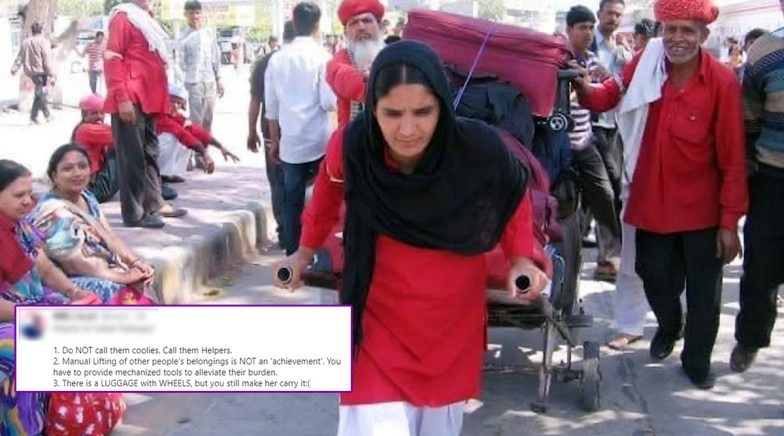 Indian Railways Calls Women Porters 'Coolies', Gets Schooled on Twitter 