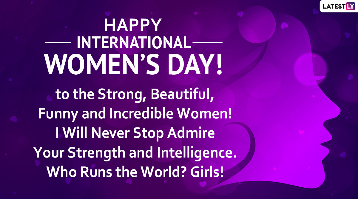 National Women's Day 2020 Greetings, Wishes & Quotes: WhatsApp Stickers,  GIF Images, Woman Power Messages to Send on Women's Day | 🙏🏻 LatestLY