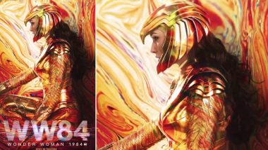Wonder Woman 1984 Poster: Gal Gadot Looks Fierce In a Golden Armour, Film To Release on June 5, 2020