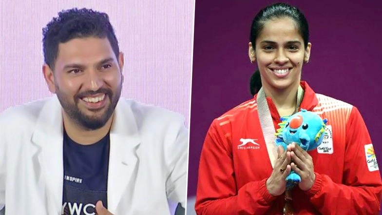 Yuvraj Singh Extends Birthday Wishes to Saina Nehwal, Calls the Badminton Player &lsquo;Swashbuckling Champion&rsquo;