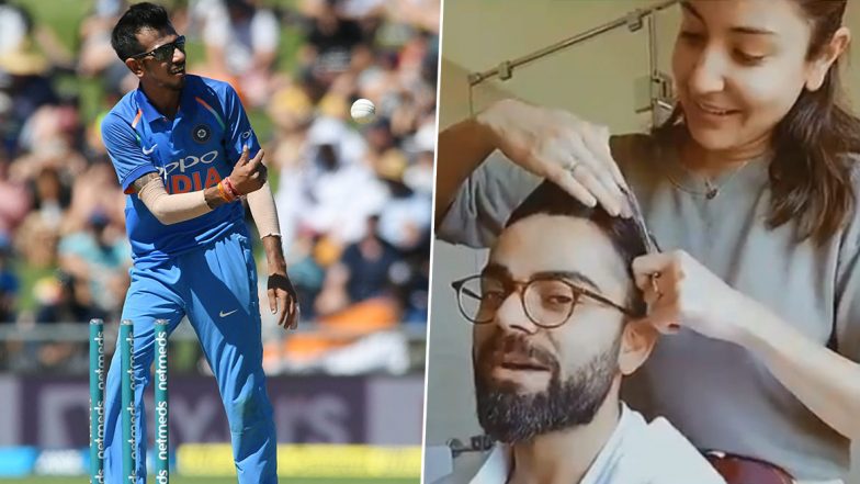 Yuzvendra Chahal Trolls Anushka Sharma for Cutting Virat Kohli’s Hair With Kitchen Scissors