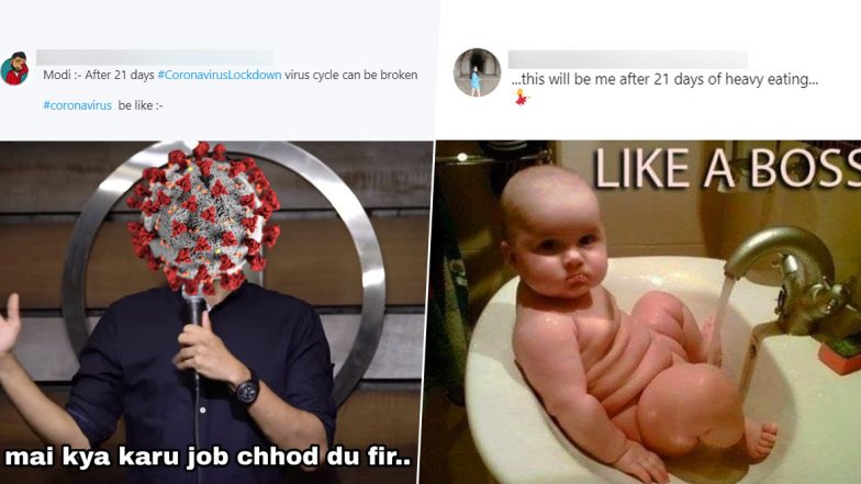 After 21 Days of Lockdown Funny Memes Go Viral As Netizens Try to Lighten Up the Mood During Coronavirus Lockdown Imposed in India