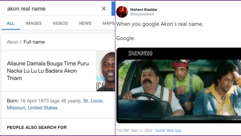 Singer Akon's Real Name Has Amused Twitterati, People Make Funny Memes and Jokes