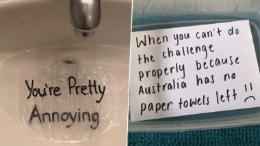 Paper Towel Challenge Goes Viral on TikTok With People Having a Blast Discovering Hidden Messages in Water!