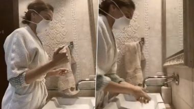 COVID-19 Pandemic: Deepika Padukone Shows How To Wash Hands, Extends WHO's Safe Hands Challenge To Roger Federer, Christiano Ronaldo And Virat Kohli (Watch Video)
