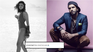 Ranveer Singh Comments on Deepika Padukone's Monokini Picture, 'Baby Reham Karo Yaar'