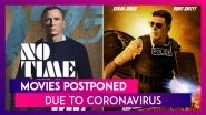 Coronavirus Impact On Movies: Akshay Kumar&rsquo;s Sooryavanshi, James Bond&rsquo;s No Time To Die Postponed