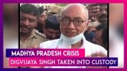 Madhya Pradesh Crisis: Digvijaya Singh Taken Into Preventive Custody, Stopped From Meeting Cong MLAs