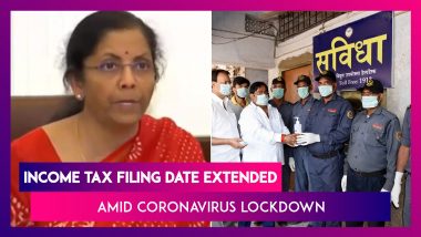 Nirmala Sitharaman Announces Extension Of Income Tax Filing Dates Amid Coronavirus Lockdown