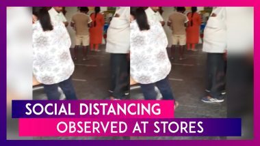 Coronavirus In India: Social Distancing Observed At Stores With Squares, Circles To Curb The Spread