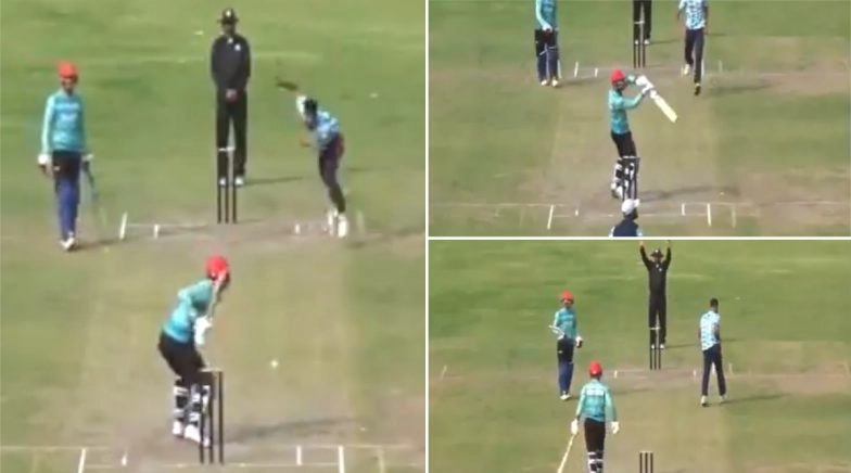 Rashid Khan Plays a Bizzare Version of MS Dhoni’s Helicopter Shot, Netizens Give Intresting Names