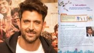 Hrithik Roshan's Victory Over  Stammering Is Taught As A Self Confidence Lesson In Textbooks - Read Deets