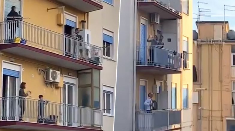 Quarantined Italians Sing Together From Their Balconies During ...