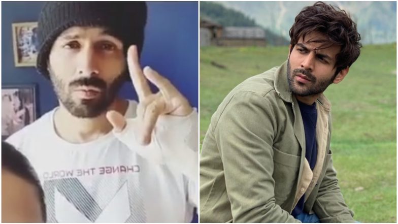 Kartik Aaryan Takes up the TikTok Emoji Challenge With a Broken Hand and It's Hilarious (Watch Video)