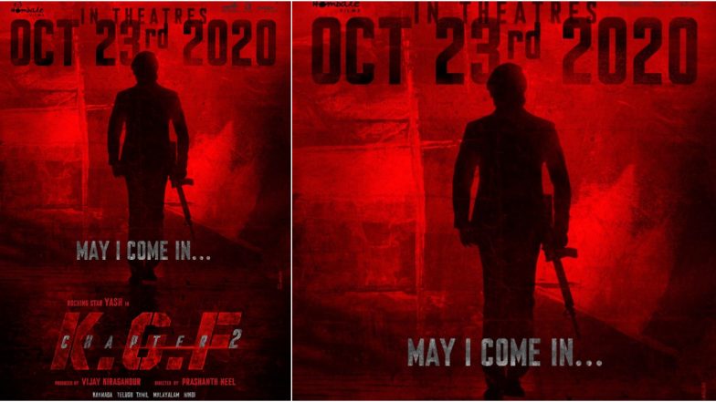 KGF Chapter 2: Yash and Sanjay Dutt Starrer's Release Date Announced With New Poster, All Set to Hit the Screens on October 23, 2020 (View Pic)