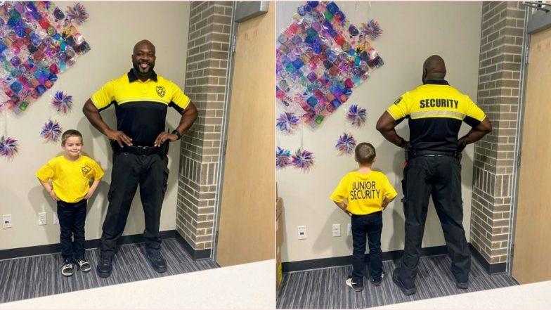 Boy Dresses As School’s Security Officer for ‘Dress As Your Favourite Person Day,’ Viral Post Wins Hearts Online
