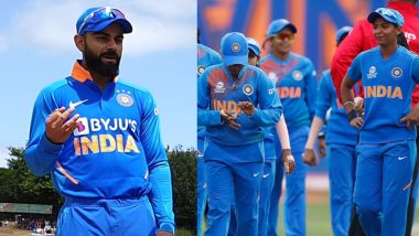 Virat Kohli Wishes Indian Women's Team 'All The Luck' for ICC Women's T20 World Cup 2020 Final: Virender Sehwag, VVS Laxman Also Congratulate Harmanpreet Kaur and Co