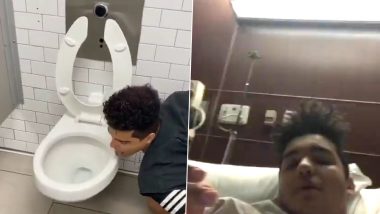 TikTok User Licks Toilet Seat for Disgusting ‘Coronavirus Challenge,’ Gets Hospitalised With COVID-19 (View Pics)