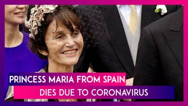 Princess Maria Of Spain, A Member Of The Royal House Of Bourbon-Parma, Dies Due To COVID 19