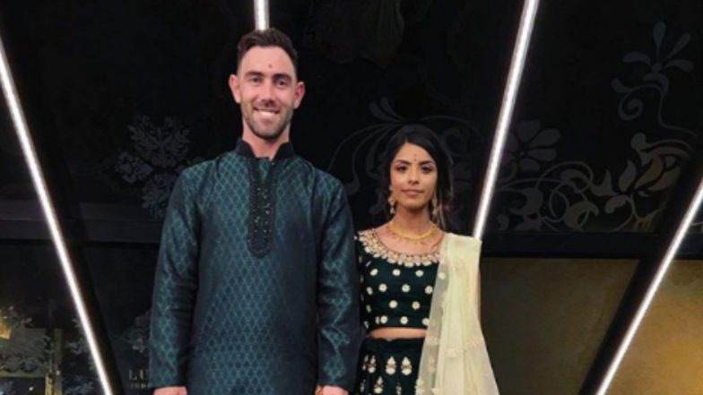 Glenn Maxwell and Fiancee Vini Raman Celebrate Engagement in Indian Style, View Pic