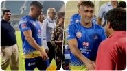 MS Dhoni Bids a Temporary Adieu to Chepauk Stadium After CSK Suspends Practice For IPL 2020 Due to Coronavirus (Watch Video)