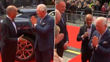 Prince Charles Goes for ‘Namaste’ Instead of Handshake Amid Coronavirus Scare; Twitteratti Makes Puns and Memes As Video Goes Viral
