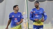 Chennai Super Kings has a Hilarious Take on Piyush Chawla and Harbhajan Singh&rsquo;s Picture (Read Tweet)