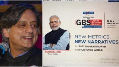 YES Bank Crisis: Shashi Tharoor Jabs PM Narendra Modi After Advert Shows Him as Chief Guest of Event Sponsored by the Crisis-Hit Lender