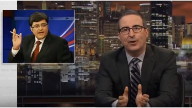 John Oliver Responds to Arnab Goswami Calling Him ‘Ignoramus’, ‘Third-Rate TV Host’ in a Tongue-in-Cheek Manner (Watch Video)