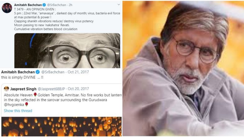 Amitabh Bachchan’s Love for Fake News and Videos: From Morphed Golden Temple Picture to Coronavirus WhatsApp Forward, 5 Times Bollywood Legend Got Deceived By False Info!
