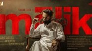 Malik Second Poster: Fahadh Faasil&rsquo;s Look as a Brooding Suleiman Malik Is Intense and Intriguing!