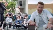 Sunny Leone and Daniel Weber With Their Kids Are Making COVID-19 Lockdown Fun By Grooving To Justin Timberlake's Track (Watch Video)